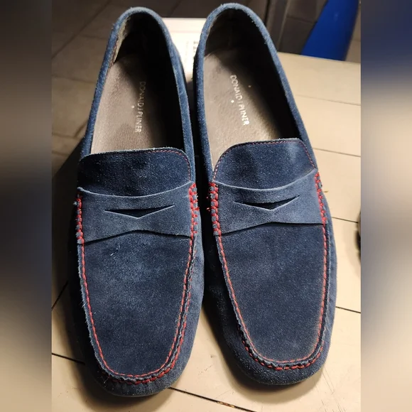 Cole Haan | Shoes | Donald J Pliner Bkue Suede Driving Shoes  display picture 2
